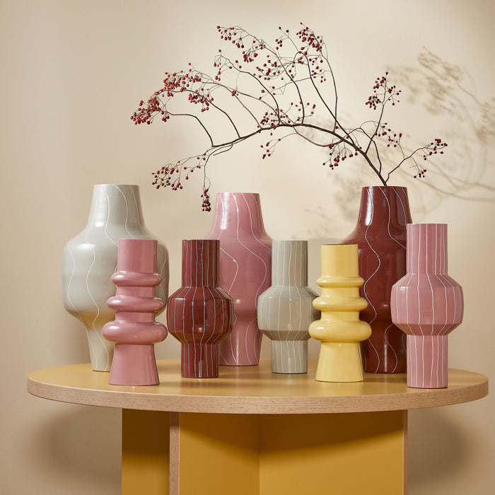 by fonQ Spire Vaas Ø 31 cm - Hot Chocolate