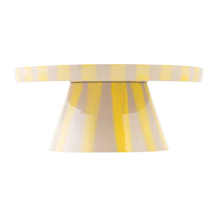 by fonQ Arcade Serveerschaal Ø 24 cm - Beige / Popcorn