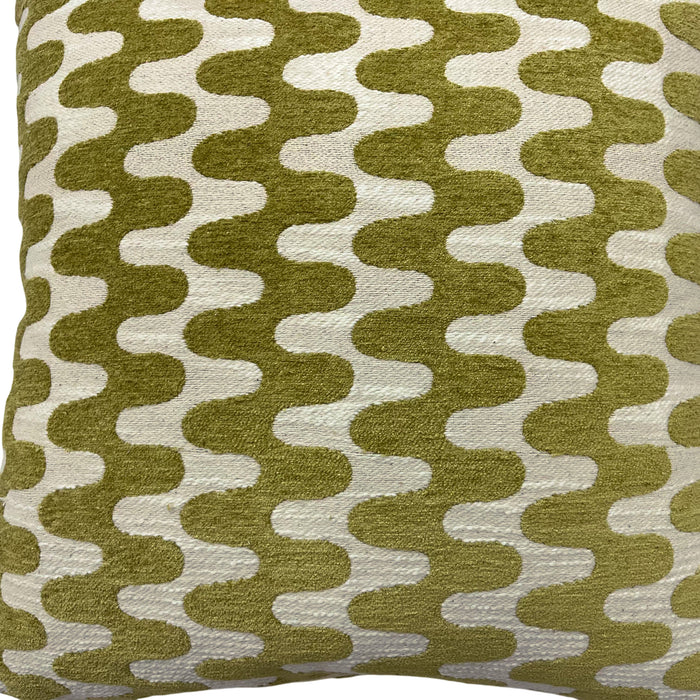 by fonQ Wavies Sierkussen 50 x 50 cm - Lime