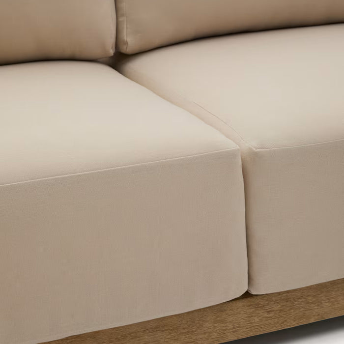 Kave Home Ambra 5-zitshoekbank - Acaciahout