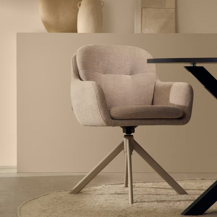 Kave Home Lexa Eetkamerstoel - Beige