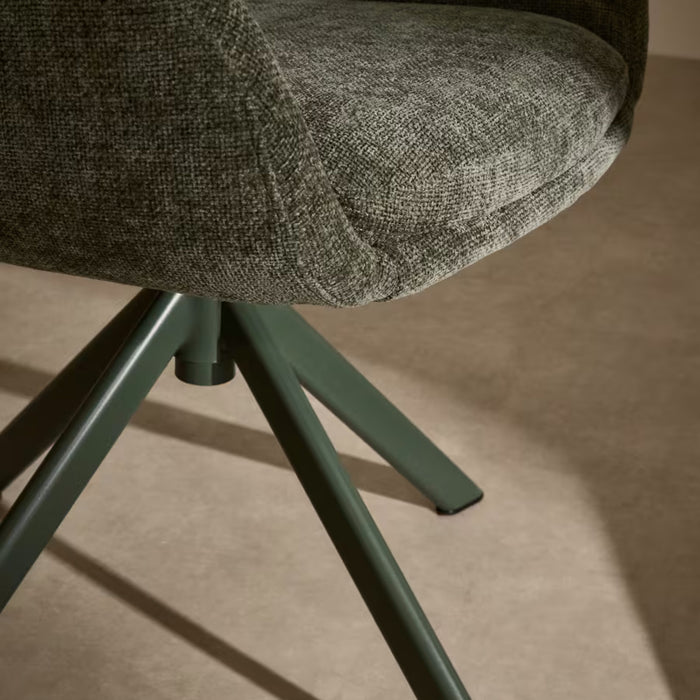 Kave Home Lexa Eetkamerstoel - Groen