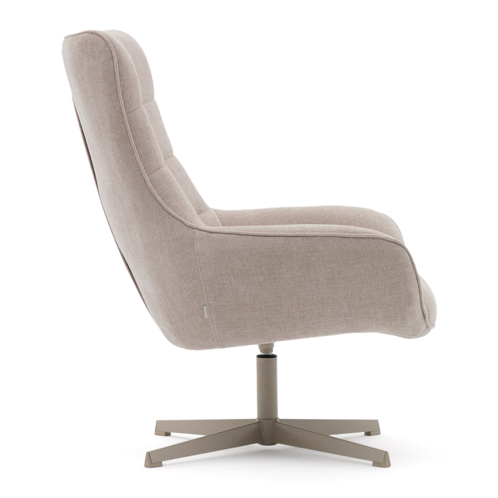 Kave Home Teryl Draaifauteuil - Beige