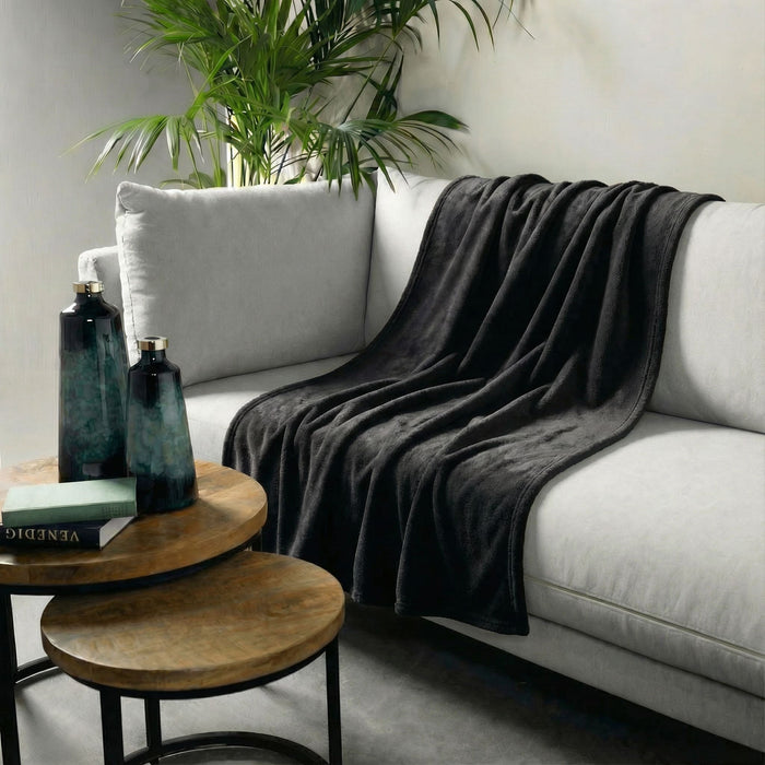 Dutch Decor plaid OWEN - 130x160 cm Raven