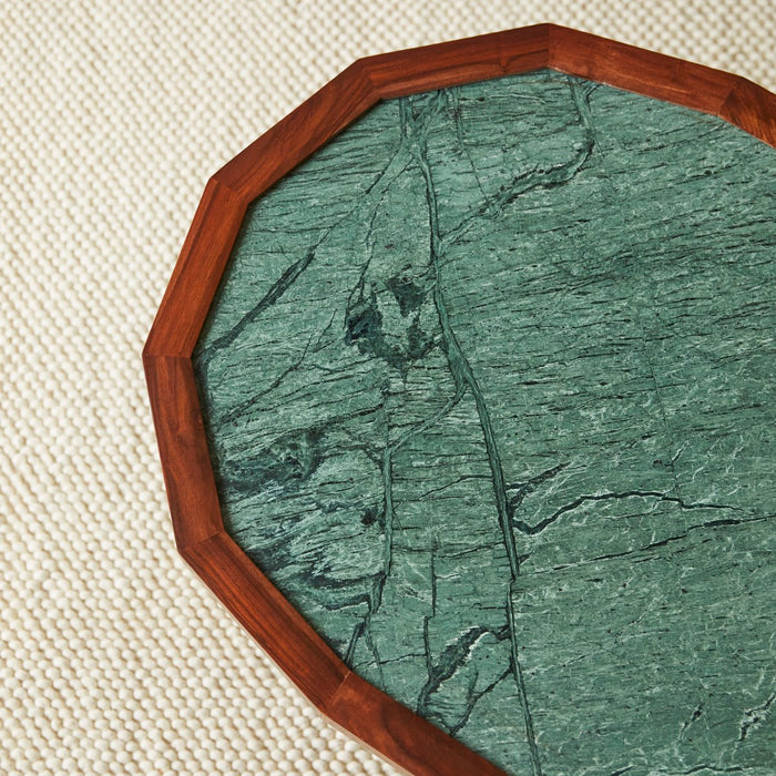 Tikamoon - Jade - Massief palissander en marmeren salontafel