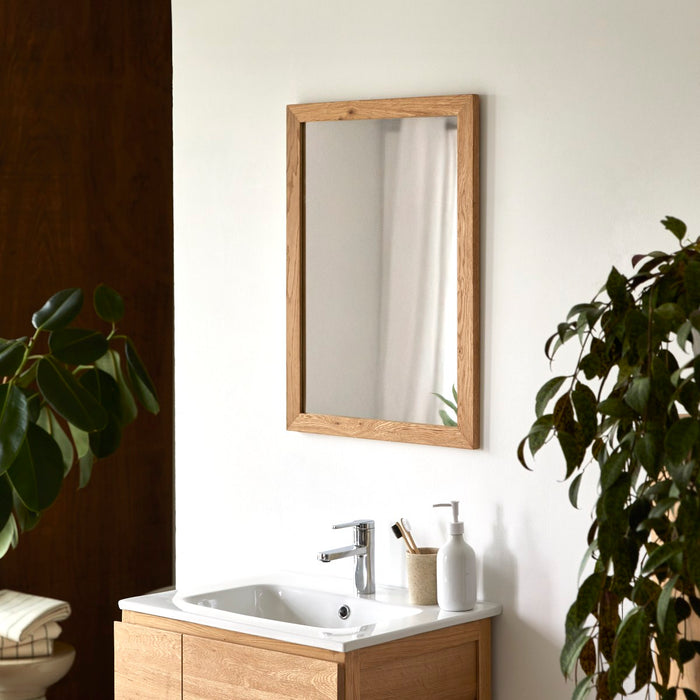 Tikamoon - Serena - Eikenhouten spiegel 70x50 cm