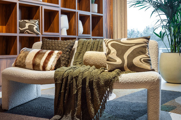 Dutch Decor plaid LANDO - 130x170 cm Military Olive