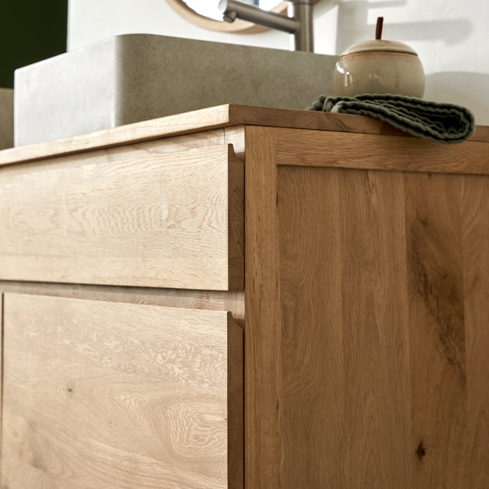 Tikamoon - Jacob - Massief eikenhouten badmeubel 120 cm