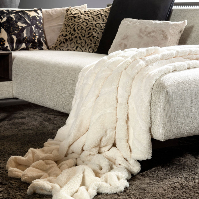 Dutch Decor plaid LESLIE - 150x200 cm Tofu