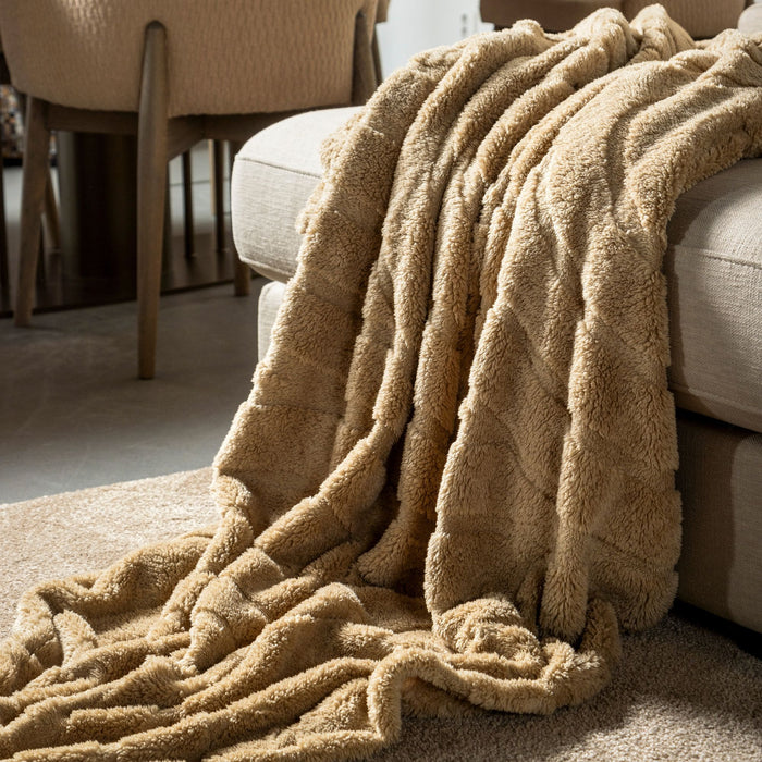 Dutch Decor plaid LESLIE - 150x200 cm Irish Cream