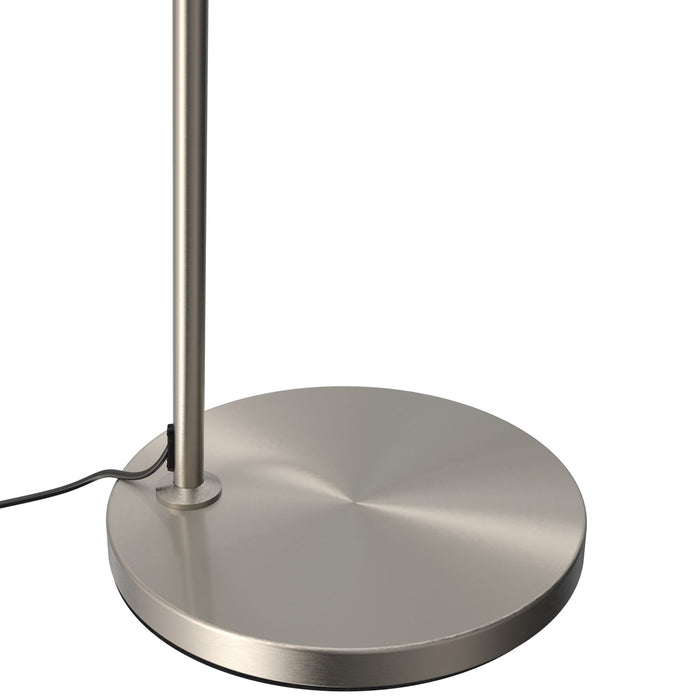 tectake® Booglamp Arcus, staal, retro-stijl, 60W - Mat Nikkel