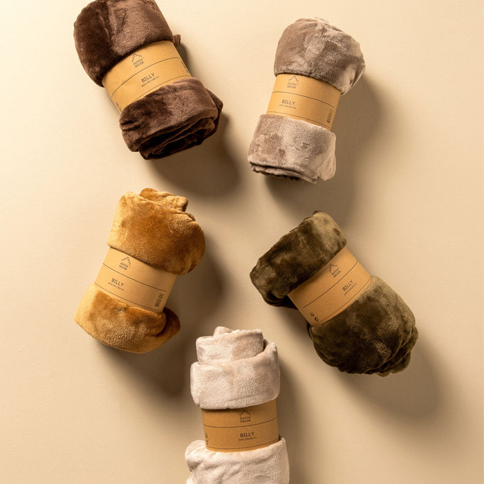 Dutch Decor plaid BILLY - 150x200 cm Chocolate Martini