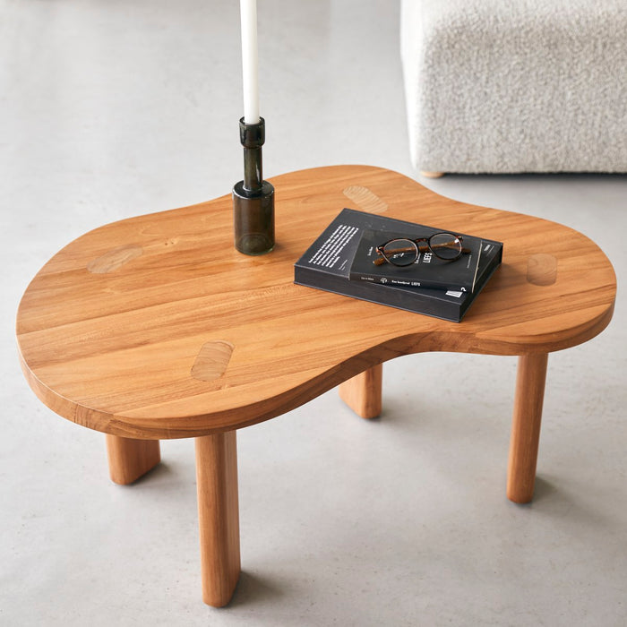 Tikamoon - Salontafel in teakhout 90x60 Lothaire
