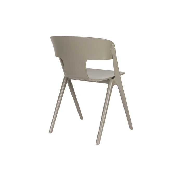 Zuiver Horizon Outdoor Eetkamerstoelen Brown Rice - Set van 4 - Taupe