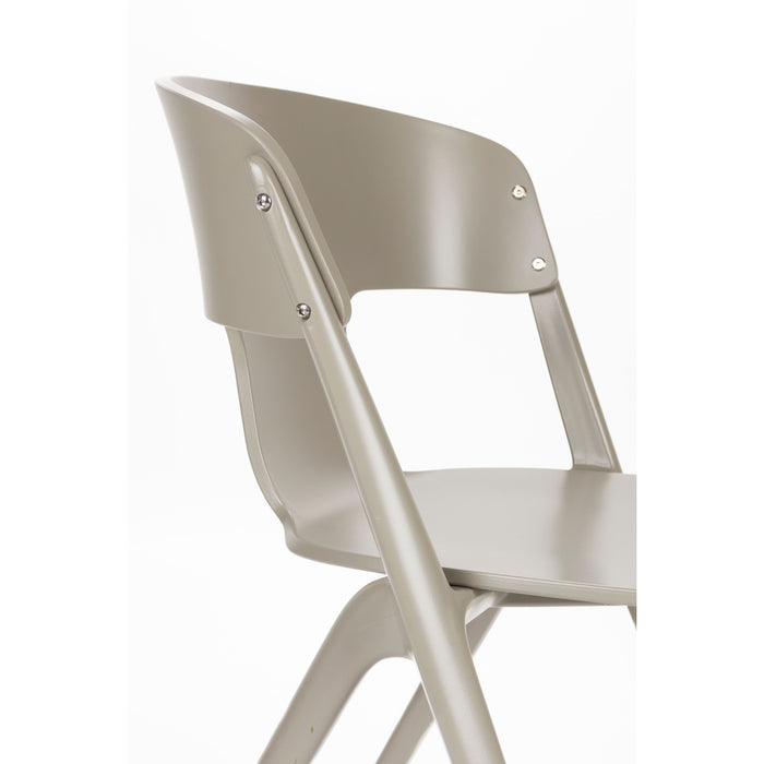 Zuiver Horizon Outdoor Eetkamerstoelen Brown Rice - Set van 4 - Taupe