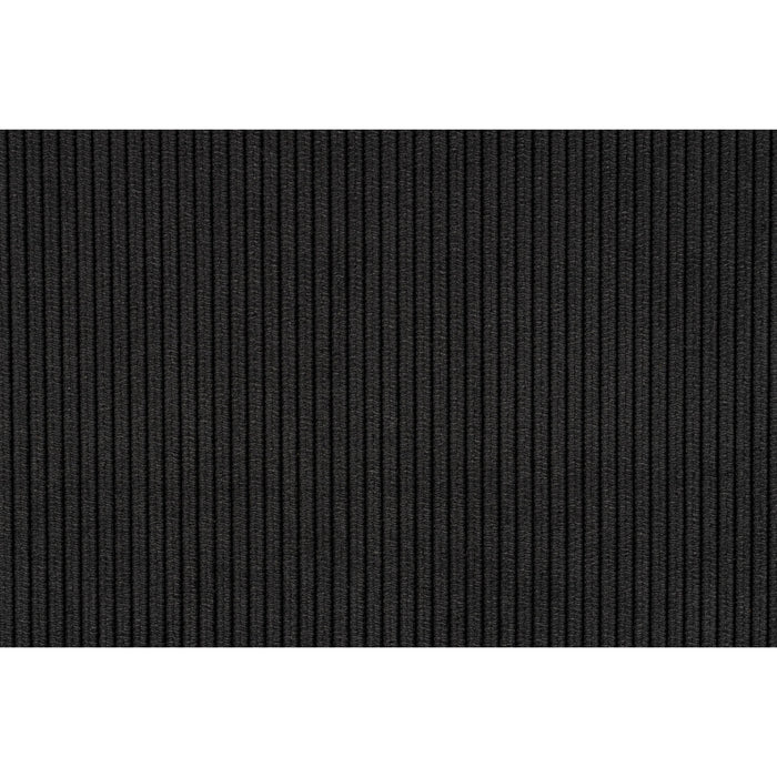 Zuiver Ridge Rib Kink Eetkamerstoelen Zwart - Set van 2