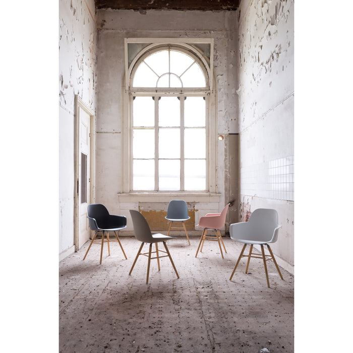 Zuiver Albert Kuip Eetkamerstoelen armleuning Wit - Set van 2