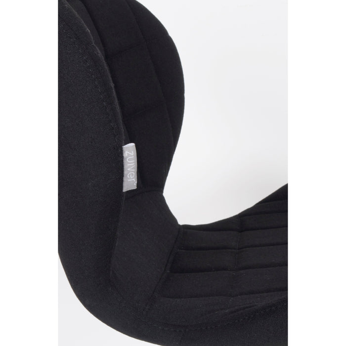 Zuiver OMG Eetkamerstoelen Zwart - Set van 2