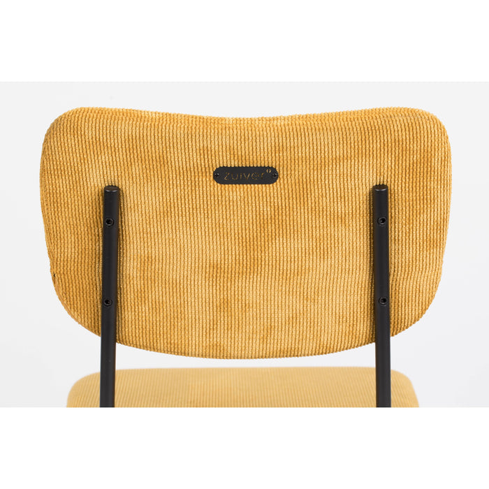 Zuiver Benson Eetkamerstoelen Oker - Set van 2 - Geel