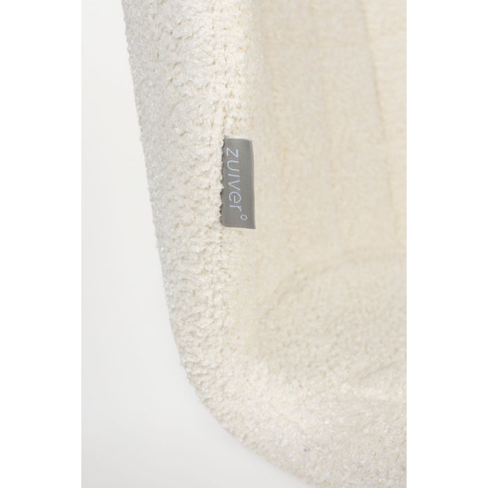 Zuiver OMG Eetkamerstoelen Soft Off White - Set van 2