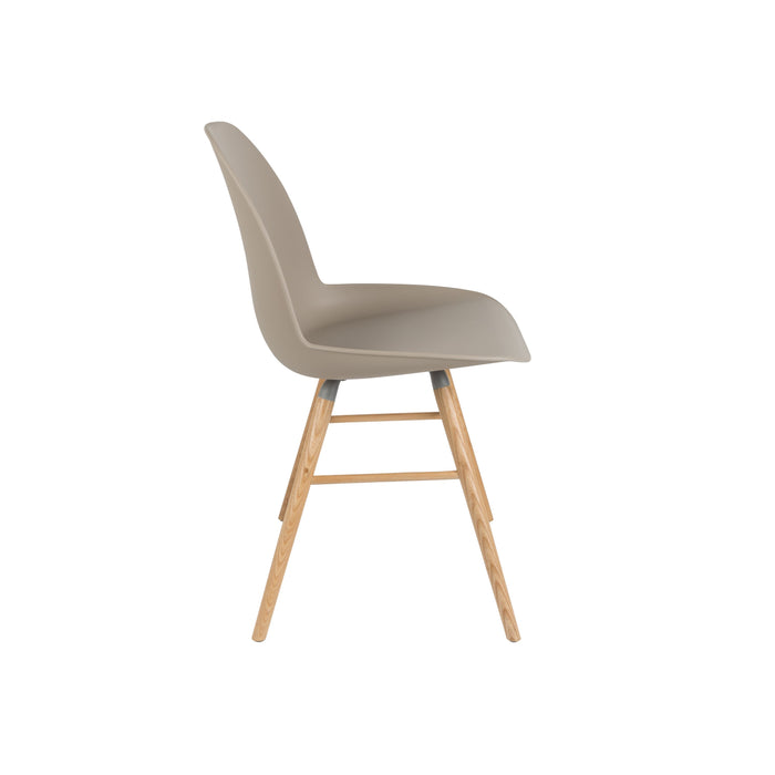 Zuiver Albert Kuip Eetkamerstoelen Taupe - Set van 2
