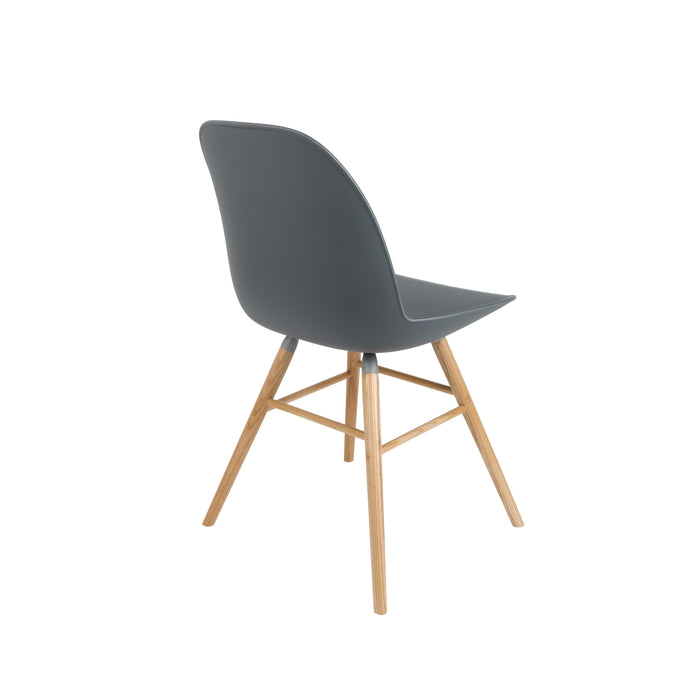 Zuiver Albert Kuip Eetkamerstoelen Donkergrijs - Set van 2