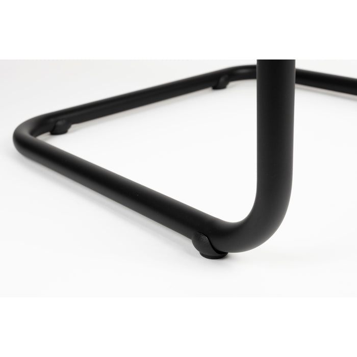 Zuiver Ridge Soft Eetkamerstoelen Zwart - Set van 2