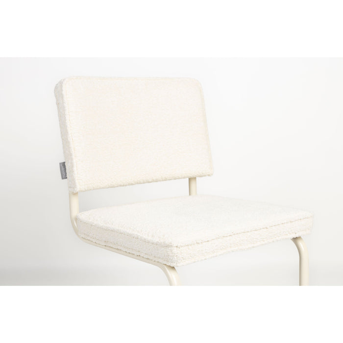 Zuiver Ridge Soft Eetkamerstoelen Gebroken Wit - Set van 2