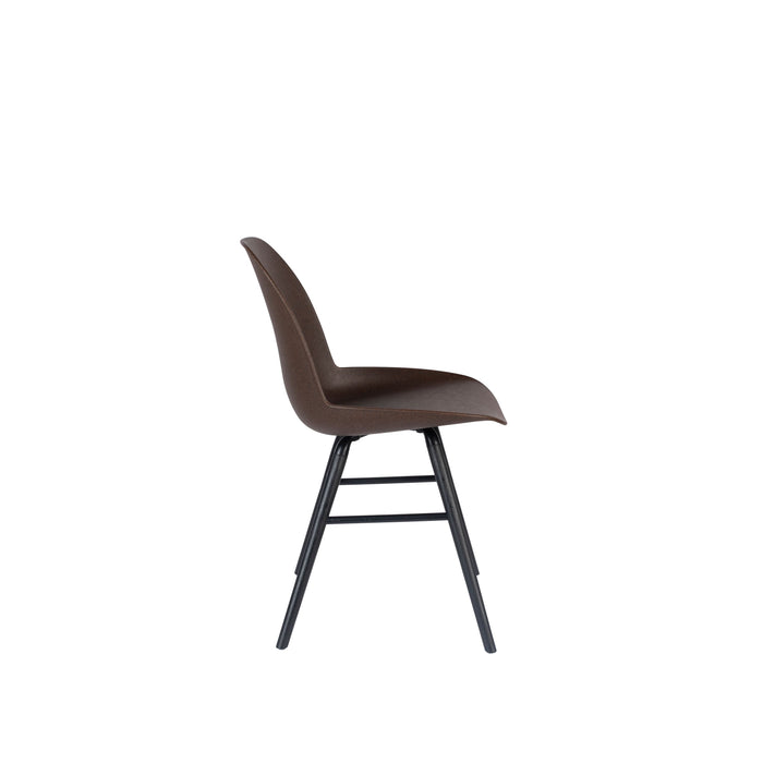 Zuiver Albert Kuip Coffee Eetkamerstoelen - Set van 2 - Bruin