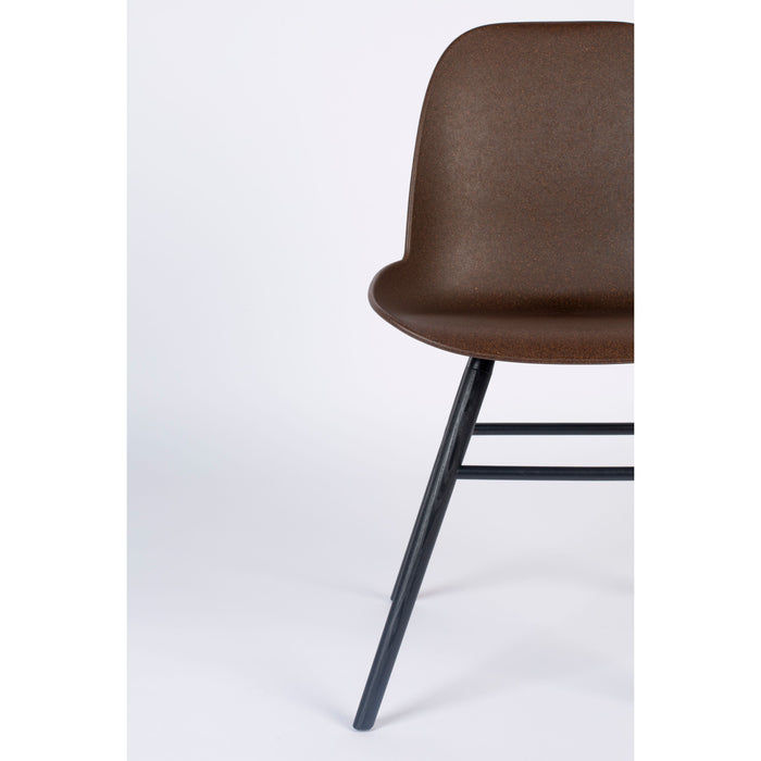 Zuiver Albert Kuip Coffee Eetkamerstoelen - Set van 2 - Bruin