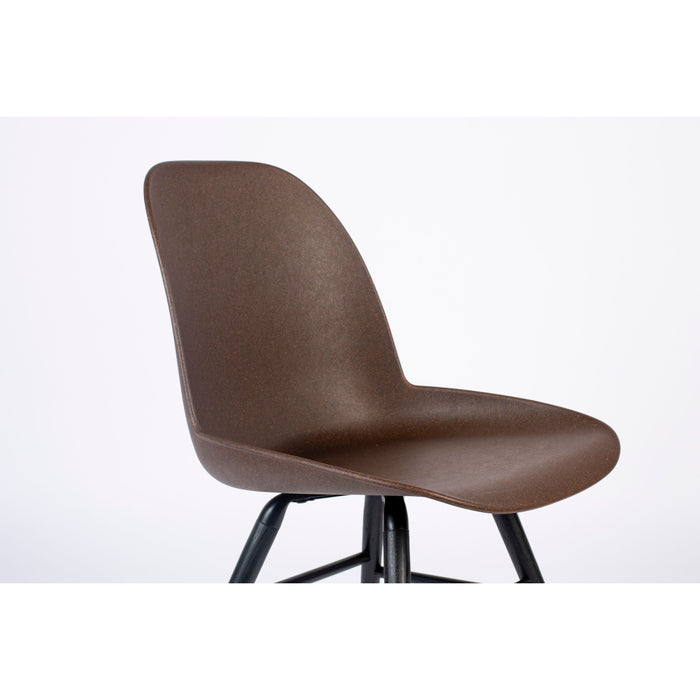 Zuiver Albert Kuip Coffee Eetkamerstoelen - Set van 2 - Bruin