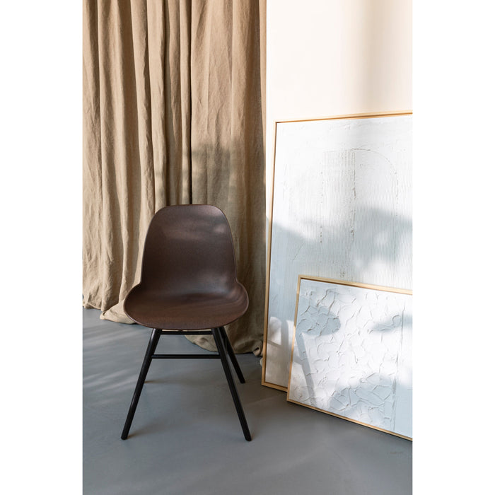 Zuiver Albert Kuip Coffee Eetkamerstoelen - Set van 2 - Bruin