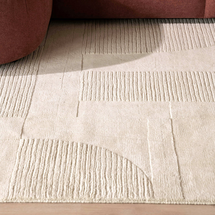 by fonQ Shapes Vloerkleed 200 x 290 cm - Crème