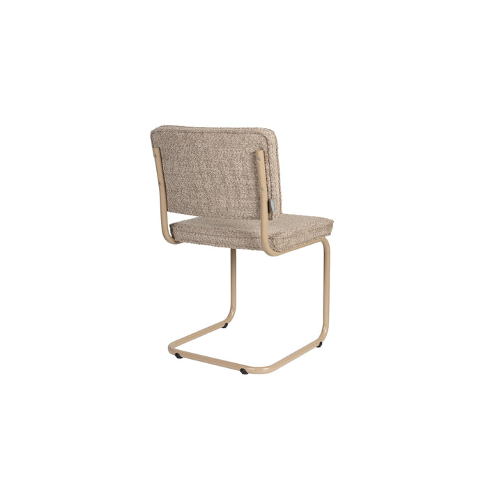 Zuiver Ridge Soft Eetkamerstoelen Beige - Set van 2