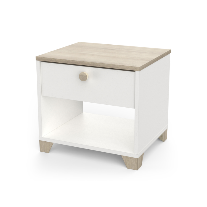 Calicosy - IZZY Nachtkastje 1 lade - H39,7 cm - Wit