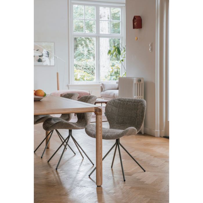 Zuiver OMG Eetkamerstoelen Soft Beige - Set van 2