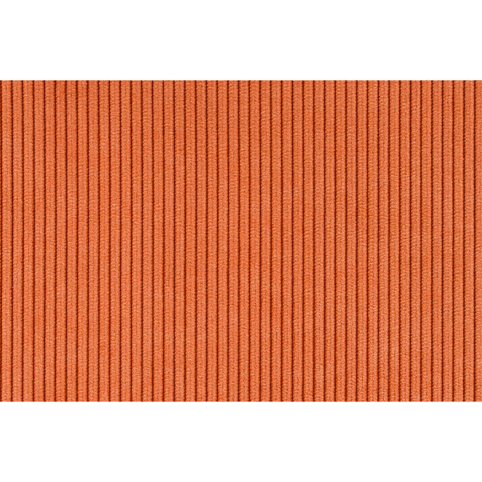 Zuiver Ridge Rib Kink Eetkamerstoelen Oranje - Set van 2