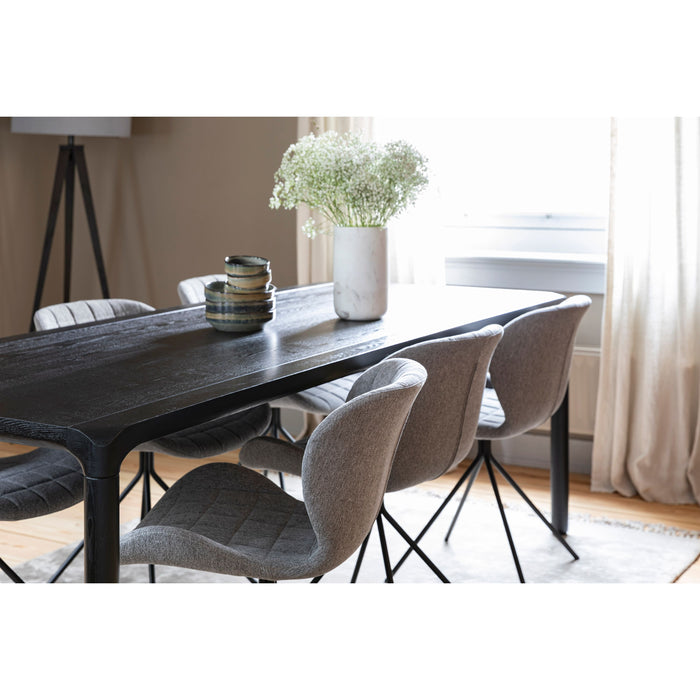 Zuiver OMG Eetkamerstoelen Licht Grijs - Set van 2