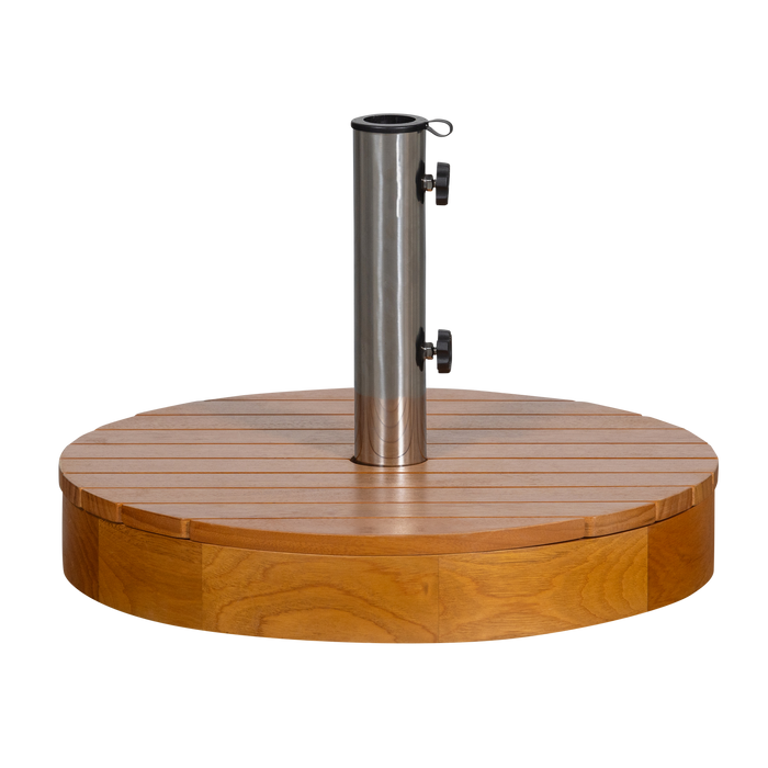 WOOOD Monica Parasolvoet - Hout - Naturel - 37xØ49 cm