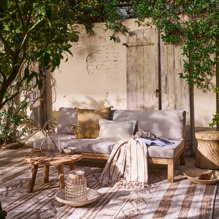 vtwonen tuinbank Relax - Acacia hout - Naturel|Zand