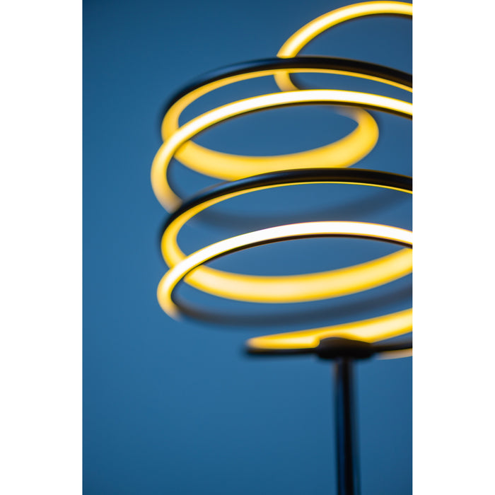 ETH Slinger Vloerlamp Led 24w 2700k 3 stap dimbaar zwart