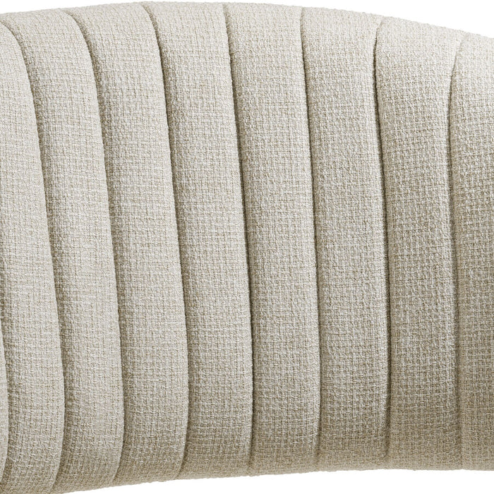 tectake® Eetkamerstoel Bedano, gestoffeerd, geweven stof, 150 kg