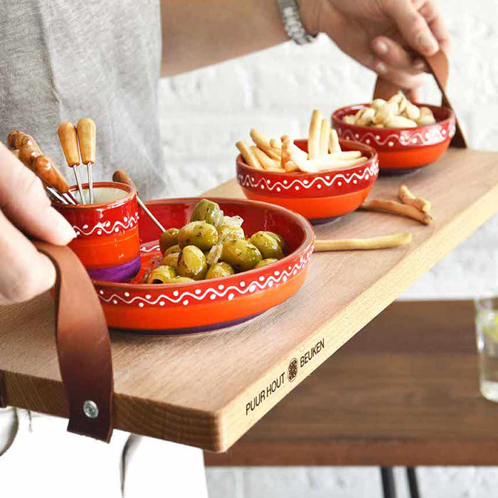 Bowls and Dishes Puur Hout Serveerplank 69 x 19,5 cm