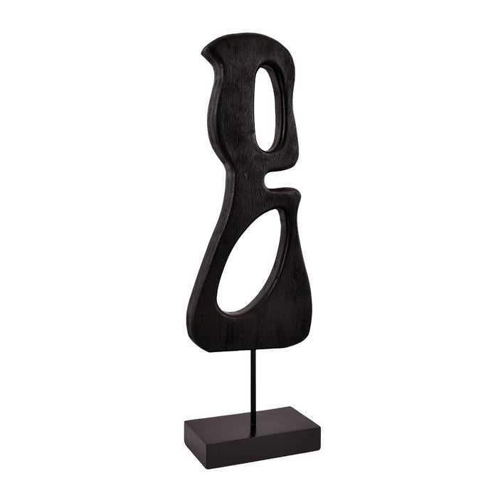 by fonQ Structure Ornament H 60 cm - Zwart