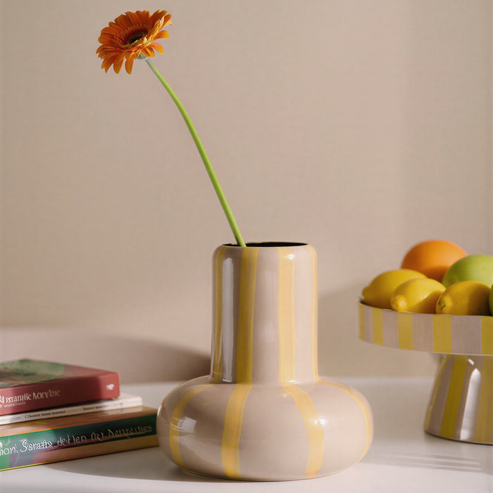 by fonQ Arcade Vaas - Beige / Popcorn