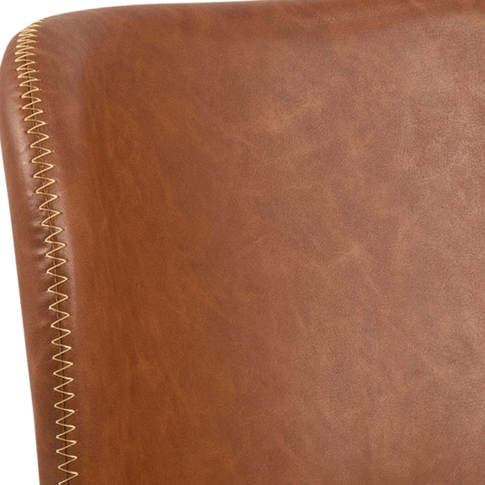 by fonQ basic Tough Eetkamerstoel - Kunstleer - Bruin