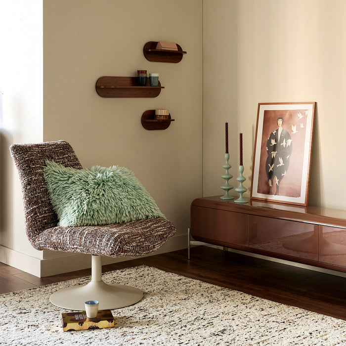 by fonQ Trevo Wandplank - Set van 3 - Walnoot