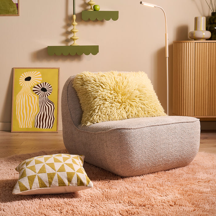 by fonQ Angle Sierkussen 50 x 50 cm - Golden Olive