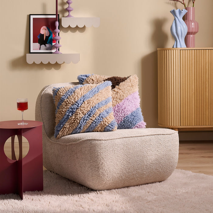 by fonQ Fuzz Vloerkleed Ø 200 cm - Off-White