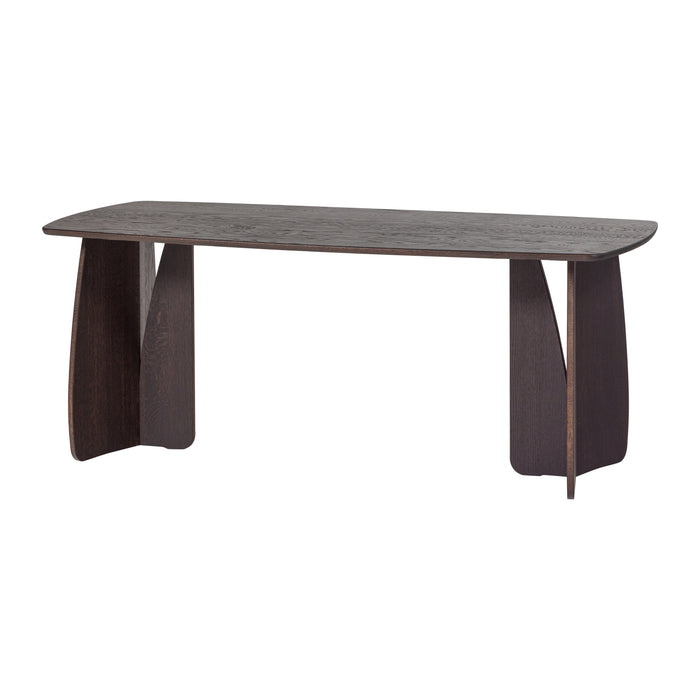 by fonQ Oakline Curve Eettafel B 180 cm - Mystic Brown